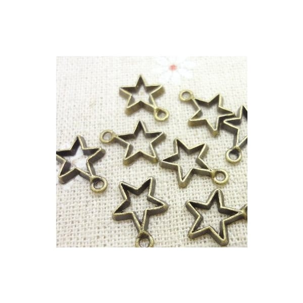 Stars Metal Charms (Set of 20 pcs)
