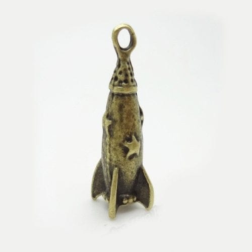 Rocket Ship Metal Charms (Set of 5 pcs) camc 119 ship rocket metal charms Rocket Ship Metal Charms (Set of 5 pcs)
