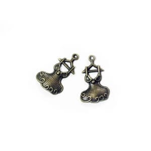 Dress Metal Charms (Set of 10 pcs)