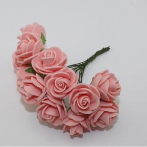Foam Roses - Peach (Set of 24 roses)