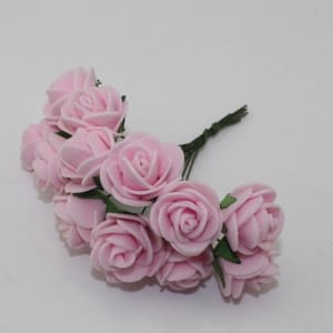 Foam Roses - Baby Pink (Set of 24 roses)