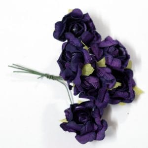 Mulberry flowers - Purple (Pack of 12 flowers)