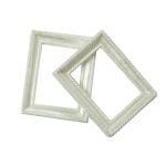 Resin rectangle frame - Design 1 (Pack of 5 frames)