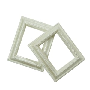 Resin rectangle frame - Design 2 (Pack of 5 frames)