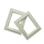 Resin rectangle frame - Design 2 (Pack of 5 frames)
