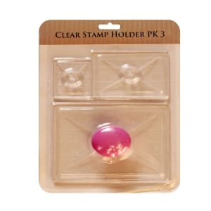 Clear Stamp holder (package of 3)