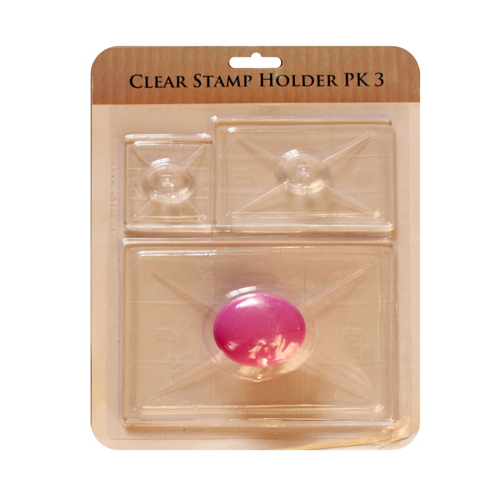 Clear Stamp holder (package of 3)