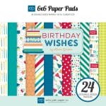 EchoPark paper pad - Birthday Wishes - Blue (6by6 inch)