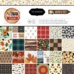 Jen HAdfield Scrapbook Paper Pack by American Crafts - Warm and Cozy (12"x12")