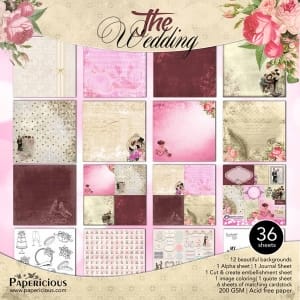 Papericious Premium Collection - The Wedding (12 by 12 patterned paper)