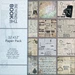 Scrapbook Paper Pack - Beyond the Book (12"x12")