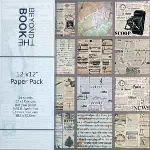 Scrapbook Paper Pack - Beyond the Book (12"x12")