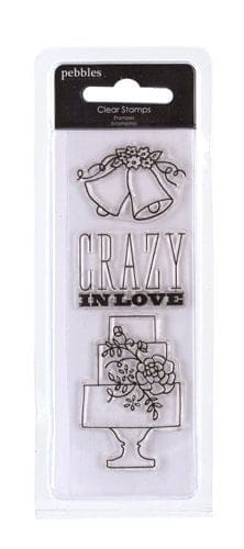 Pebbles Clear Stamp - Crazy in Love