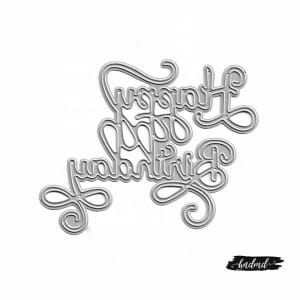 Steel Dies - Happy Birthday (XY186)