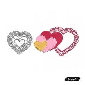 Steel Dies - Lace Heart (3 pcs)
