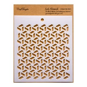 CrafTangles 6"x6" Stencil - Mesh Me Not