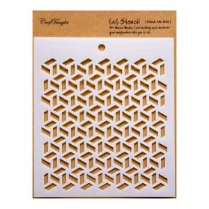 CrafTangles 6"x6" Stencil - Mesh Me Not