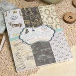 EnoGreeting - Royal Vintage Wrapping Paper Book (A4 paper - set of 24 sheets)