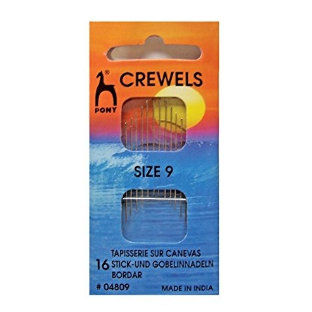 Pony Gold Eye Crewels Sewing Needle Range - Size 9 pony crewels 04809 Pony Gold Eye Crewels Sewing Needle Range - Size 9