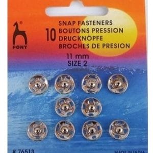 Pony 10 Snap Fasteners