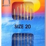 Pony Gold Eye Tapestry Sewing Needle Range - Size 20