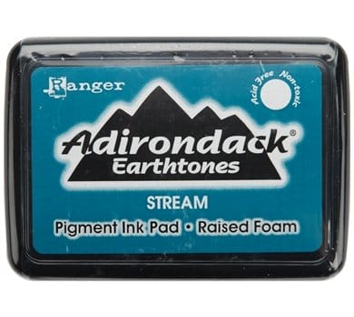 Adirondack Pigment Ink Pad Earthtones - Stream PEP25351 Adirondack Pigment Ink Pad Earthtones - Stream