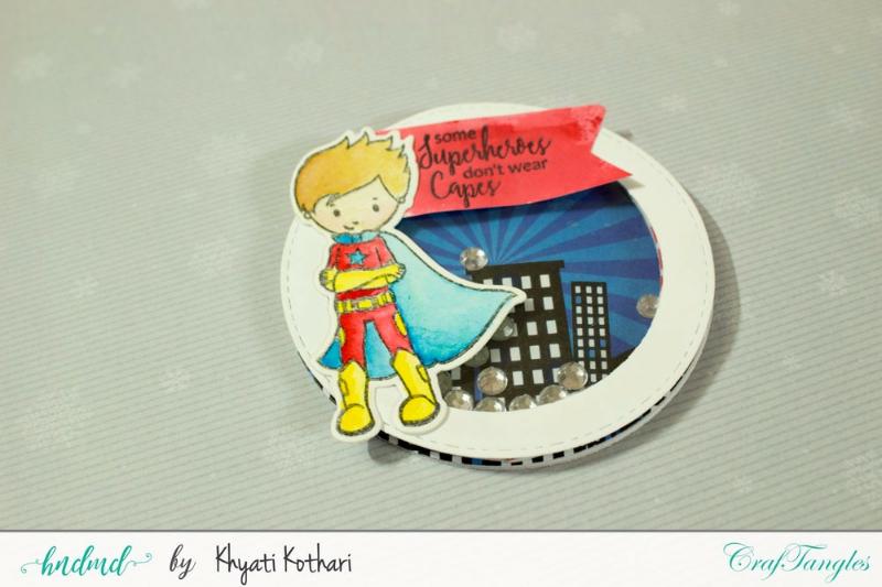 CrafTangles Photopolymer Stamps - SuperBoys Superboys CAS Cards 2 Superboys_CAS_Cards_2