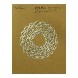 CrafTangles Steel Dies - Ornamental Circles (Set of 5 dies)