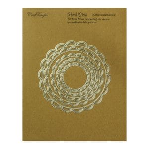 CrafTangles Steel Dies - Ornamental Circles (Set of 5 dies)