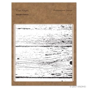 CrafTangles Photopolymer Stamps - Wooden Background