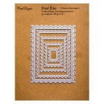 CrafTangles Steel Dies - Postcard Rectangles (Set of 5 dies)