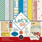 Papericious  Designer Collection - Lets Go (6 by 6 patterned paper)