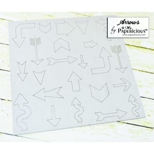 Papericious Collage Chipboard Elements - Arrows