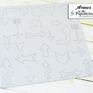 Papericious Collage Chipboard Elements - Arrows