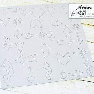 Papericious Collage Chipboard Elements - Arrows