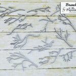 Papericious Collage Chipboard Elements - Branches