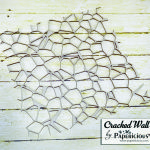 Papericious Chipboard Elements - Cracked Wall