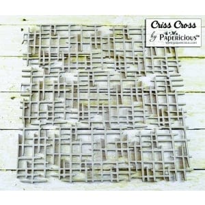 Papericious Chipboard Elements - Criss Cross