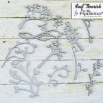 Papericious Collage Chipboard Elements - Leaf Flourishes