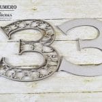 Papericious Layered Chipboard Numbers - 3