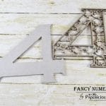 Papericious Layered Chipboard Numbers - 4