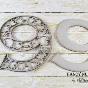 Papericious Layered Chipboard Numbers - 9