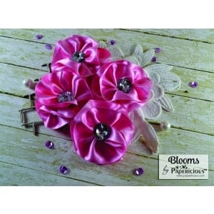 Papericious Handmade Fabric Flowers (FL6001)