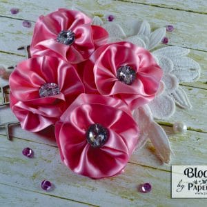 Papericious Handmade Fabric Flowers (FL6001)