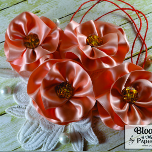 Papericious Handmade Fabric Flowers (FL6002)