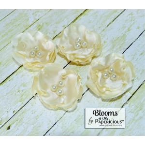 Papericious Handmade Fabric Flowers (FL6003)