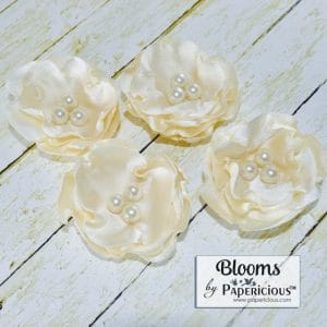 Papericious Handmade Fabric Flowers (FL6003)