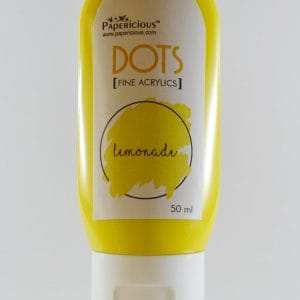 Papericious Fine Acrylic Colour (Dots) (50 ml) - Lemonade