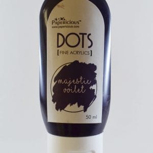 Papericious Fine Acrylic Colour (Dots) (50 ml) - Majestic Violet
