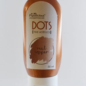 Papericious Fine Acrylic Colour (Dots) (50 ml) - Real Copper